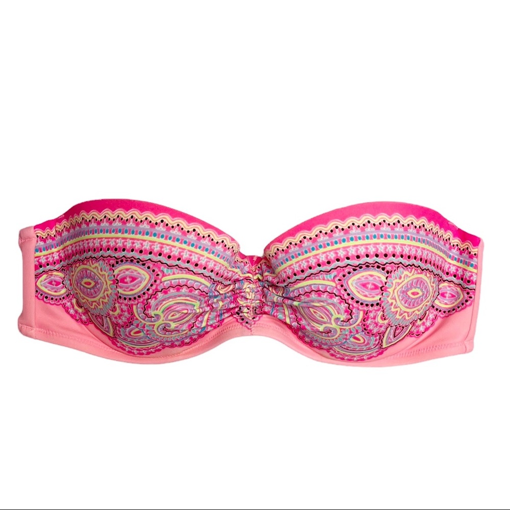 EUC Victoria Secret boho print bikini top